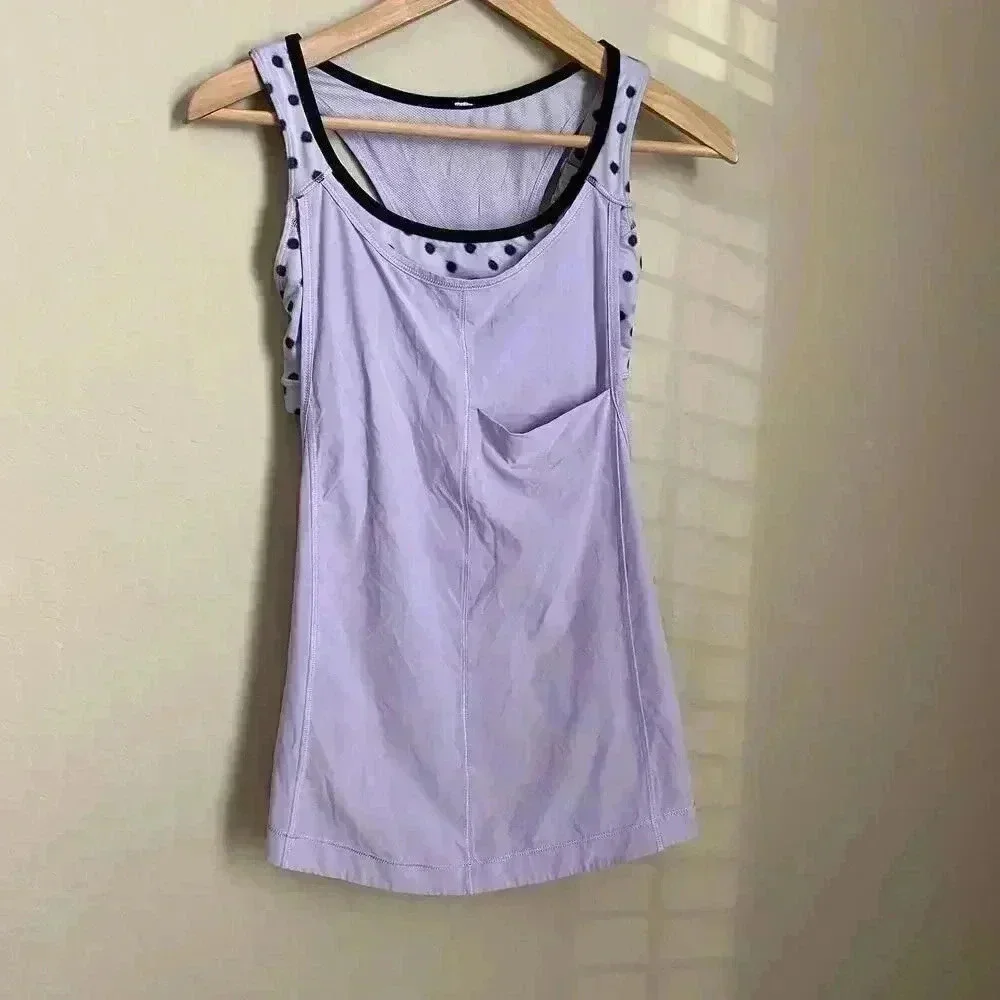 Lululemon‎ Run For Your Money Lilac Tank Size 4